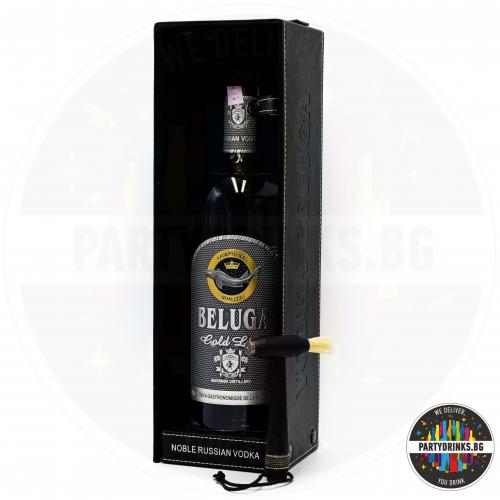 Водка Beluga Gold Line в кожена кутия 1.0L 40%